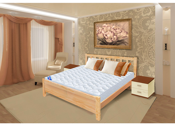 Кровать спальная Прага 160х190 с оcнованием в Заводоуковске - изображение