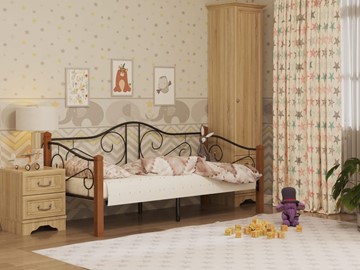 Кровать для детей Гарда 7, 90х200, черная в Заводоуковске