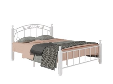 Кровать двуспальная Гарда 5, 160х200, белая в Тюмени