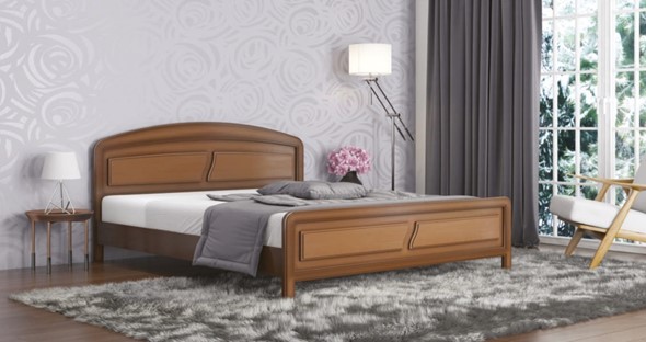 Двуспальная кровать Ева 160*190 с основанием в Тюмени - изображение