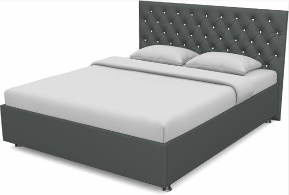 Кровать с механизмом 1.5-спальная Флоренция-А 1400 (Nitro Grey) в Заводоуковске - изображение