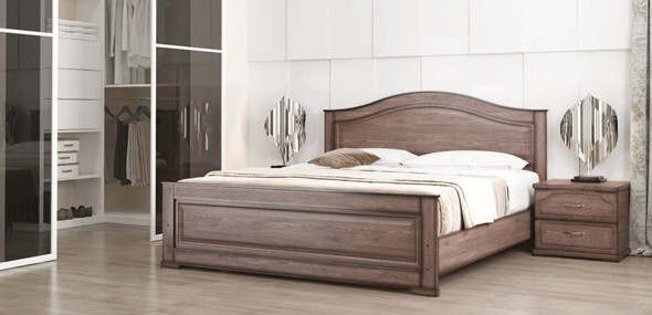 Кровать спальная Стиль 3, 160х190 с основанием в Тюмени - изображение
