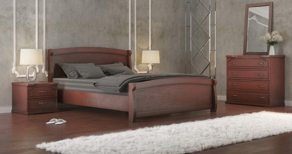 Кровать двуспальная Магнат 160*190 с основанием в Тюмени - изображение