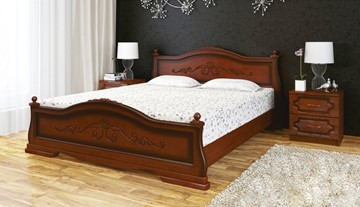 Двуспальная кровать Карина-1 (Орех) 160х200 в Заводоуковске