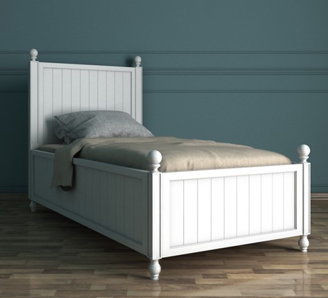 Кровать 1-спальная Palermo, (PL1009), белый в Тюмени - изображение
