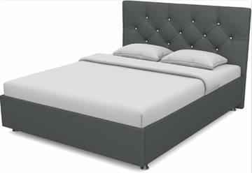 Полуторная кровать Моника 1400 с основанием (Nitro Grey) в Тюмени