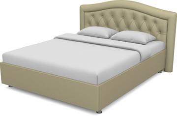 Кровать с подъемным механизмом Луиза 1600 (Nitro Cream) в Тюмени