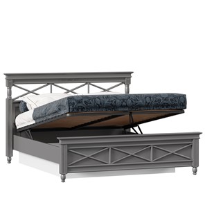 Кровать в спальню 1600 с подъемным механизмом Амели (Оникс Серый) ЛД 642.790 в Тюмени - предосмотр 1