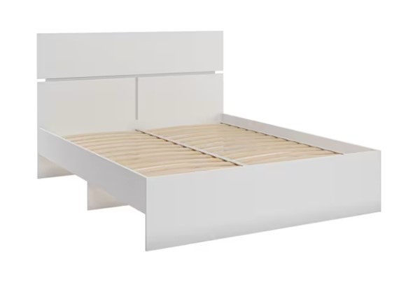 Кровать Агата М8, 160х200 белая в Заводоуковске - изображение