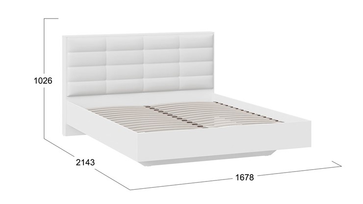 Кровать спальная Агата тип 1 (Белый) в Тюмени - изображение 2