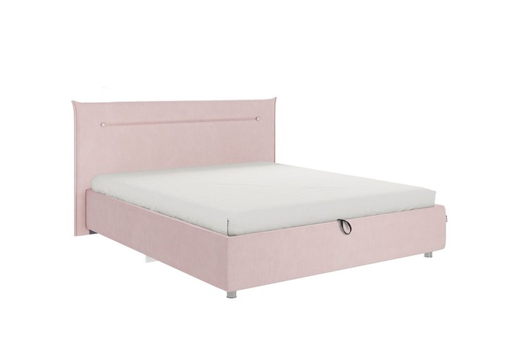 Кровать Альба 1.6, нежно-розовый (велюр) в Заводоуковске - изображение 2