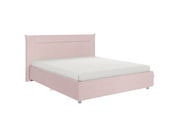 Кровать Альба 1.6, нежно-розовый (велюр) в Ишиме