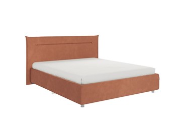 Кровать спальная Альба 1.6, персик (велюр) в Тюмени