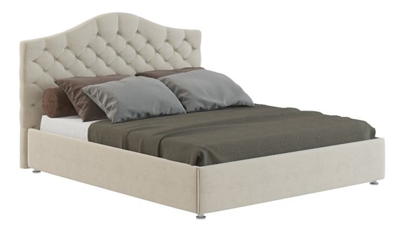 Кровать Алина 160х200 мягкая, с основанием в Тюмени - изображение