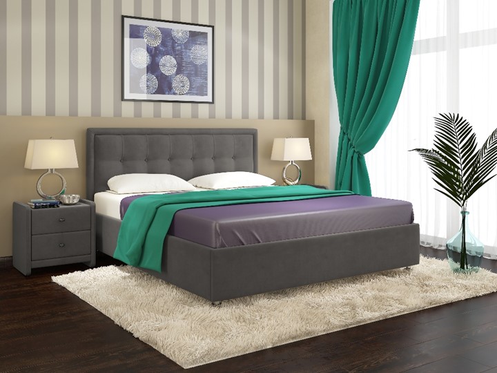 Кровать спальная Amelia размер 160*200 с основанием в Заводоуковске - изображение 6