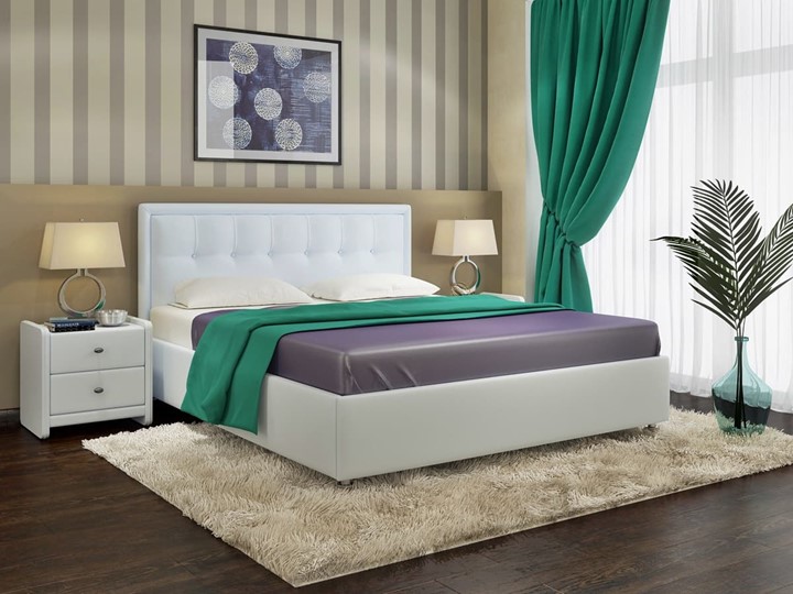 Кровать спальная Amelia размер 160*200 с основанием в Тюмени - изображение 2