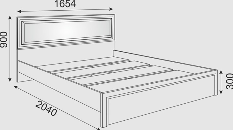 Кровать 2-х спальная Беатрис М09 с мягким изголовьем (Орех Гепланкт) в Заводоуковске - изображение 1
