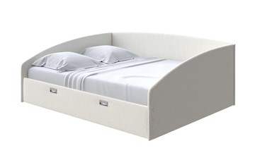 Кровать спальная Bono 160х200, Искусственная шерсть (Лама Лён) в Тюмени