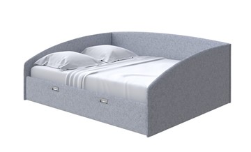 Кровать спальная Bono 160х200, Рогожка (Levis 83 Светло-Серый) в Тюмени