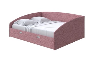 Кровать двуспальная Bono 180х200, Рогожка (Levis 62 Розовый) в Заводоуковске