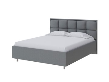 Двуспальная кровать Chessy 160х200, Рогожка (Savana Grey (серый)) в Тюмени