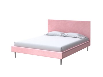 Кровать Claro 160х200, Велюр (Casa Жемчужно-розовый) в Тюмени