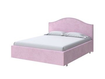 Кровать 2-х спальная Classic 160х200, Велюр (Teddy Розовый фламинго) в Тюмени