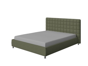 Кровать двуспальная Corso-3 160х200, Искусственная шерсть (Лама Авокадо) в Тюмени