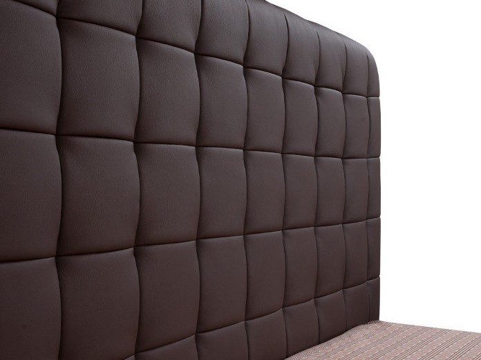 Двуспальная кровать Corso-3 180x200, Искусственная шерсть (Лама Лён) в Тюмени - изображение 2