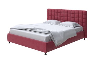 Кровать спальная Corso-3 180x200, Микровелюр (Manhattan Гранатовый) в Тюмени