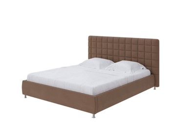 Кровать спальная Corso-3 200x200, Велюр (Forest 514 Светло-коричневый) в Заводоуковске