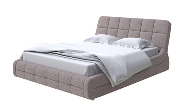 Кровать 2-спальная Corso-6 140x200, Рогожка (Levis 25 Светло-коричневый) в Тюмени - предосмотр