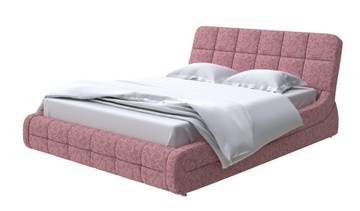 Кровать 2-спальная Corso-6 140x200, Рогожка (Levis 62 Розовый) в Ишиме