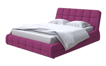 Кровать 2-спальная Corso-6 140x200, Рогожка (Savana Berry) в Тюмени