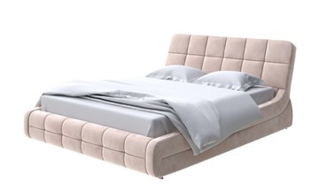 Кровать спальная Corso-6 140x200, Велюр (Лофти Мокко) в Тюмени