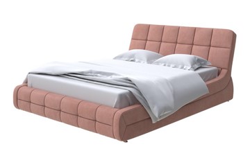 Спальная кровать Corso-6 140x200, Велюр (Ultra Амаретто) в Тюмени