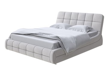 Кровать 2-х спальная Corso-6 140x200, Велюр (Ultra Серый камень) в Тюмени