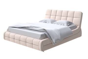 Спальная кровать Corso-6 140x200, Велюр (Ultra Суфле) в Тюмени