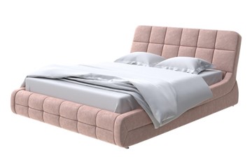 Кровать 2-спальная Corso-6 160х200, Флок (Бентлей Мокко) в Тюмени