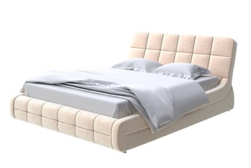 Кровать 2-спальная Corso-6 180х200, Флок (Бентлей Песок) в Тюмени