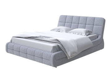 Спальная кровать Corso-6 180х200, Рогожка (Levis 83 Светло-Серый) в Тюмени - предосмотр