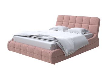 Кровать в спальню Corso-6 180х200, Шенилл (Piano 10 Винтажный розовый) в Тюмени