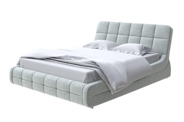 Двуспальная кровать Corso-6 200х200, Флок (Бентлей Дымчатый) в Тюмени