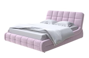 Спальная кровать Corso-6 200х200, Флок (Бентлей Нежно-лиловый) в Тюмени