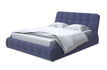 Кровать Corso-6 200х200, Рогожка (Firmino Полуночный синий) в Тюмени