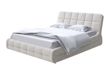 Двуспальная кровать Corso-6 200х200, Рогожка (Levis 12 Лён) в Тюмени