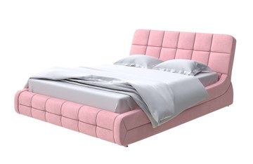 Кровать 2-спальная Corso-6 200х200, Велюр (Casa Жемчужно-розовый) в Тюмени