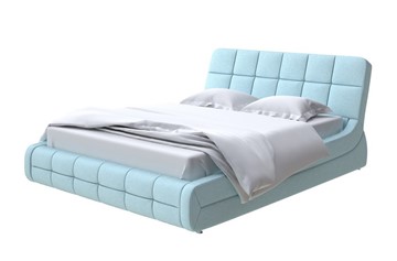 Кровать Corso-6 200х200, Велюр (Scandi Cotton 20 Голубой Лед) в Тюмени
