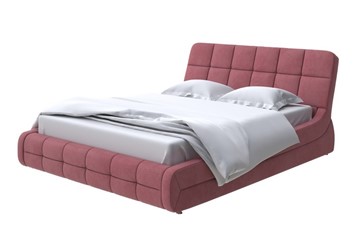 Кровать 2-спальная Corso-6 200х200, Велюр (Ultra Багряный) в Тюмени