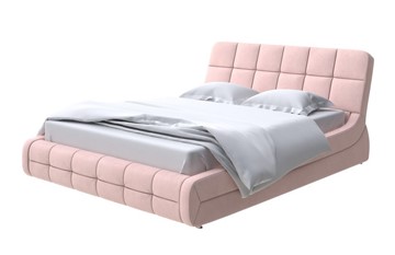 Кровать Corso-6 200х200, Велюр (Ultra Розовый мусс) в Тюмени